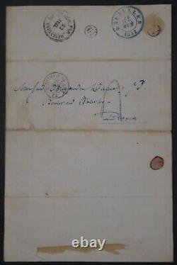 Alexandre Dumas Fils-Lettre autographe signée adressée à son père, 1852, 3 pages
