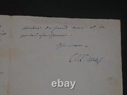 Alexandre Dumas Fils-Lettre autographe signée adressée à son père, 1852, 3 pages