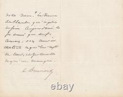 Alexandre Dumas fils Demarquay Femme de Paul lettre autographe signée
