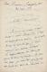 Alfred Fouill&Eacute;e Lettre Autographe Sign&eacute;e
