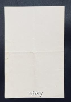 Alphonse DAUDET Lettre autographe signée son frère Ernest & morphine