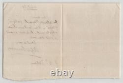 Alphonse Duvernoy Ensemble de 5 lettres autographes signées
