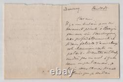 Alphonse Duvernoy Ensemble de 5 lettres autographes signées