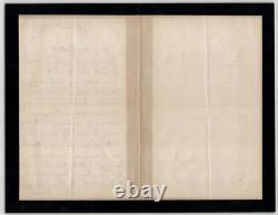 Alphonse Duvernoy Ensemble de 5 lettres autographes signées