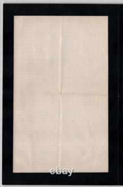 Alphonse Duvernoy Ensemble de 5 lettres autographes signées