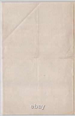 Alphonse Duvernoy Ensemble de 5 lettres autographes signées