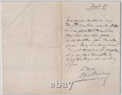 Alphonse Duvernoy Ensemble de 5 lettres autographes signées