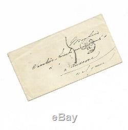 Alphonse de LAMARTINE / Lettre autographe signée / Auxerre