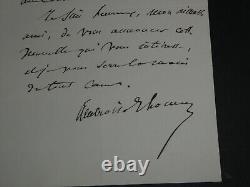 Ambroise Thomas Lettre autographe signée 1862