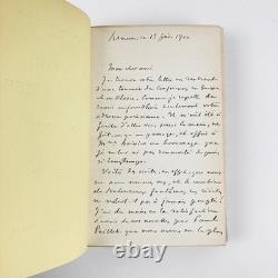 Anatole Le Braz Terre Du Passé. Lettre Autographe Signée. Calmann-lévy, 1903