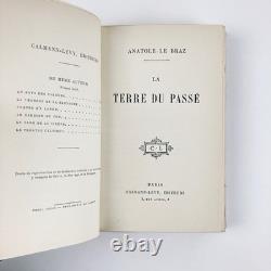 Anatole Le Braz Terre Du Passé. Lettre Autographe Signée. Calmann-lévy, 1903