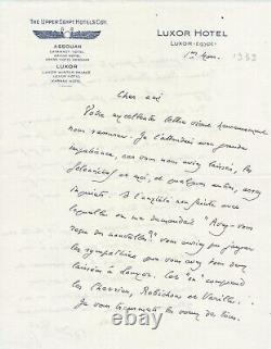 André GIDE Correspondance de 8 lettres autographes et signées