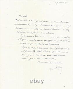 André GIDE Correspondance de 8 lettres autographes et signées
