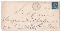 Anna de NOAILLES préfère BAUDELAIRE belle lettre autographe signée