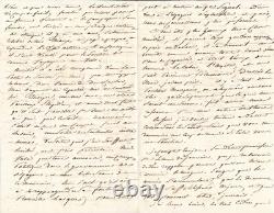 Anne Marie de MARGUERYE comtesse HAUTEFEUILLE 11 lettres autographes signées