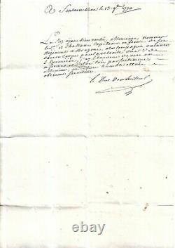 Année 1770. Louis XV. Duc de Choiseul. Lettre manuscrite signée. Dragons. Rare++
