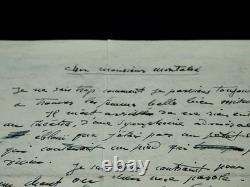 Antoine BOURDELLE lettre autographe signée la beauté 1924