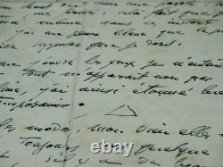 Antoine BOURDELLE lettre autographe signée la beauté 1924