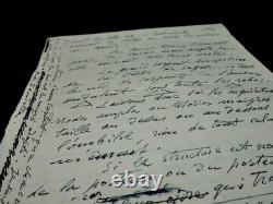 Antoine BOURDELLE lettre autographe signée la beauté 1924