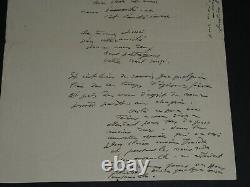 Antoine Bourdelle Lettre autographe signée de deuil à François Thiebault 1924