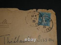 Antoine Bourdelle Lettre autographe signée de deuil à François Thiebault 1924