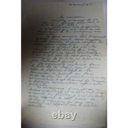 Archive de 13 lettres manuscrites signées par J. DABRY Pilote avec J. MERMOZ FR