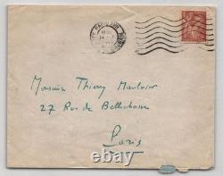 Armand Salacrou, Lettre autographe signée à Thierry Maulnier sur un Comité 1946