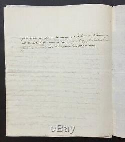 Armée des émigrés Royalistes de Condé lettre autographe signée 1799 6 p