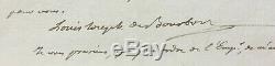 Armée des émigrés Royalistes de Condé lettre autographe signée 1799 6 p