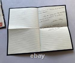 Arthur MAYER Intéressante lettre autographe signée. 1913