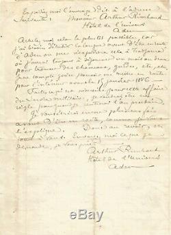 Arthur RIMBAUD Lettre autographe signée à sa famille. Aden 18 novembre 1885