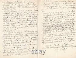 Auguste RAFFET fils bibliographie Général Championnet lettre autographe signée