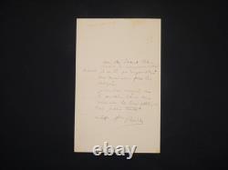 Auguste RODIN Lettre autographe signée à Hippolyte Durand-Tahier