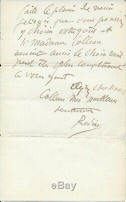 Auguste RODIN lettre autographe signée