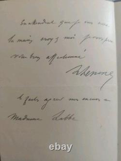 Authentique Lettre Autographe Signée (L. A. S.) de Louis LÉPINE (1846-1933)