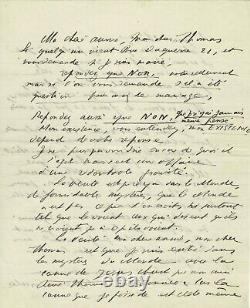 Avec le Christ, Antonin ARTAUD annonce l'Apocalypse. Lettre autographe signée