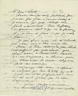 Avec le Christ, Antonin ARTAUD annonce l'Apocalypse. Lettre autographe signée