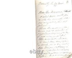 BARAIL (François Charles de) 2 lettres autographes signées au Figaro 1891 et 93