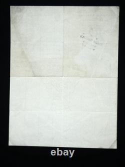 BARBUSSE Henri Lettre Tapuscrite signée 1919