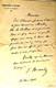 Branly (edouard) Chercheur En Physique, M&eacute;decin. Lettre Autographe Sign&eacute;e, 1916