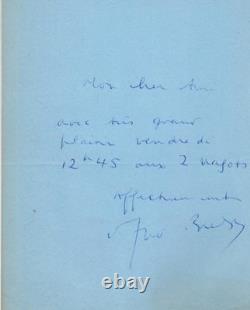 BRETON Deux lettres autographes signées adressées à Max-Pol Fouchet
