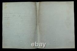 Barthélémy-André CAMERANI LETTRE AUTOGRAPHE SIGNÉE A Mr MAUGE, Paris, 1804