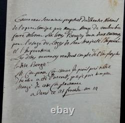 Barthélémy-André CAMERANI LETTRE AUTOGRAPHE SIGNÉE A Mr MAUGE, Paris, 1804