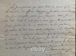 Beaumarchais Lettre autographe signée 19 avril 1792