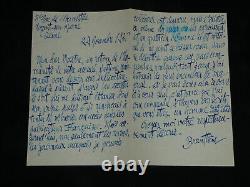 Branthôme Belle lettre autographe signée étranger dans mon propre pays 1936