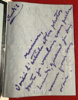 By26-lettre Autographe Signée S. De Riquetti De Mirabeau À René Baschet 1921