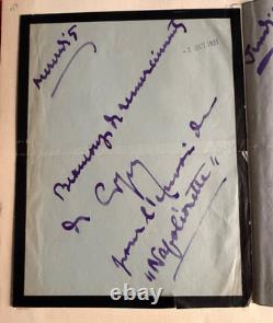 By26-lettre Autographe Signée S. De Riquetti De Mirabeau À René Baschet 1921