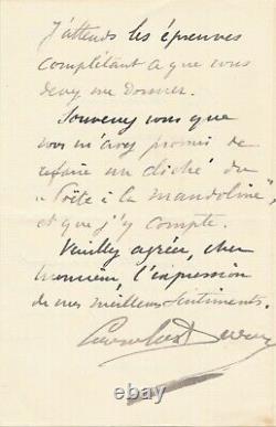 CAROLUS DURAN peintre lettre autographe signée reproduction oeuvres photo BRAUN