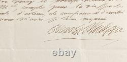CHARLES X Comte d'Artois Lettre autographe signée Triomphe royalisme 1821 CHARLES X Comte d'Artois Lettre autographe signée Triomphe royalisme 1821