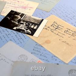 COLETTE 5 lettres autographes et une photographie originale signées LIPTNITZKI